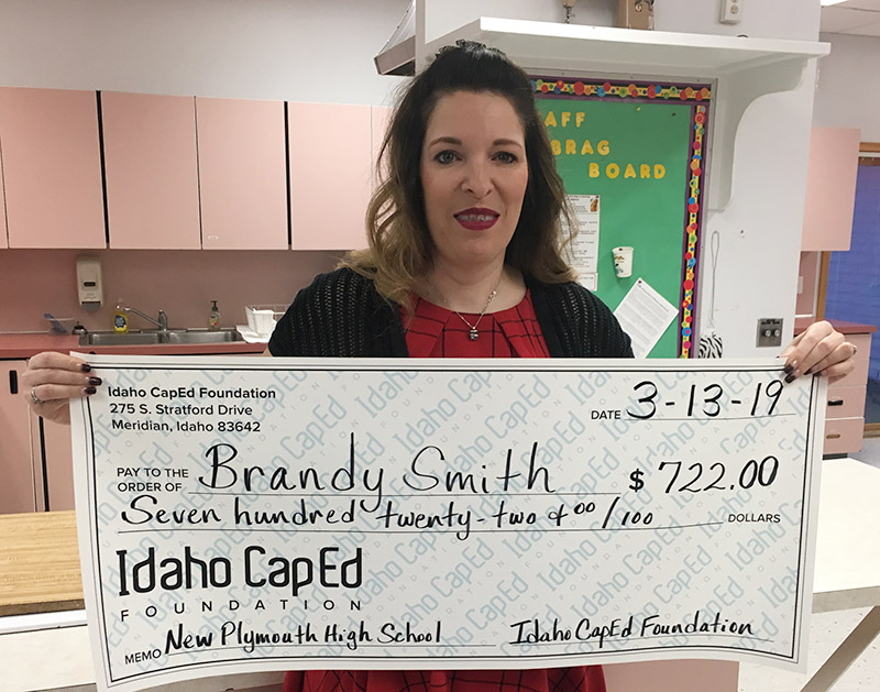 Brandy Smith - Idaho CapEd Foundation Teacher Grant Winner