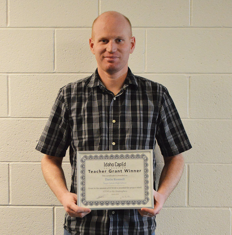Darin Romrell - Idaho CapEd Foundation Teacher Grant Winner