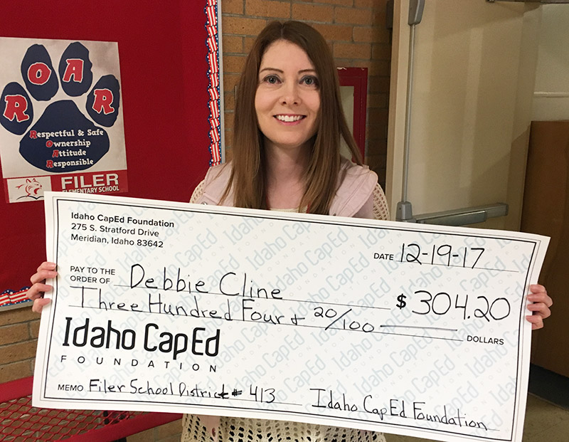 Debbie Cline - Idaho CapEd Foundation Teacher Grant Winner