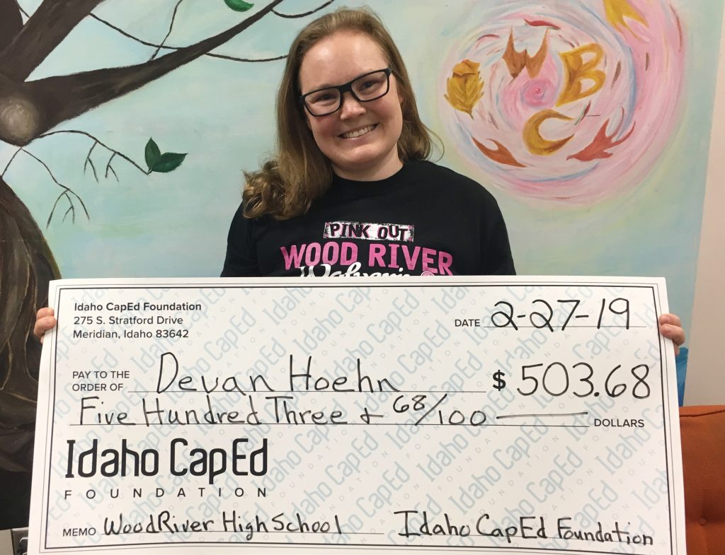Devan Hoehn - Idaho CapEd Foundation Teacher Grant Winner
