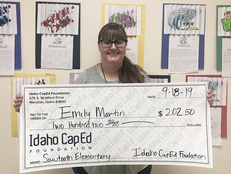 Emily Martin - Idaho CapEd Foundation Teacher Grant Winner