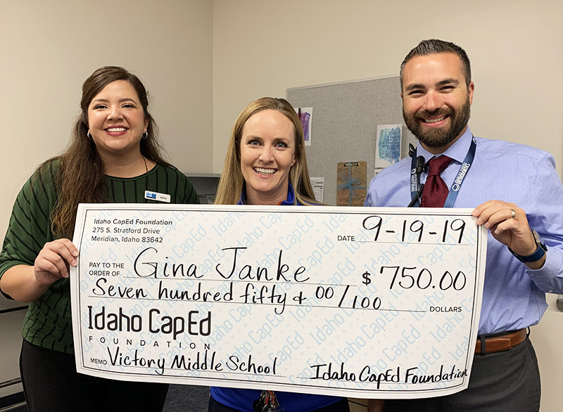 Gina Janke - Idaho CapEd Foundation Teacher Grant Winner