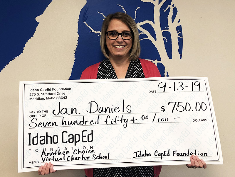 Jan Daniels - Idaho CapEd Foundation Teacher Grant Winner