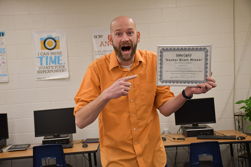 Jared Gee - Idaho CapEd Foundation Teacher Grant Winner