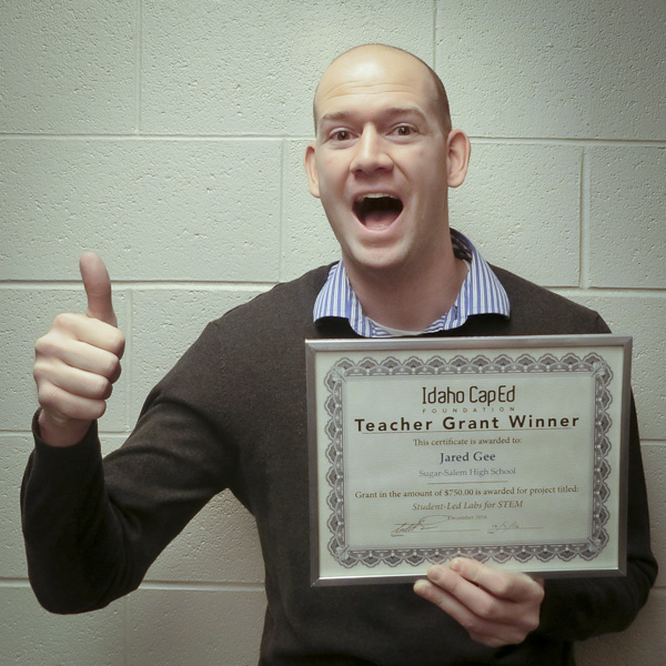 Jared Gee - Idaho CapEd Foundation Teacher Grant Winner