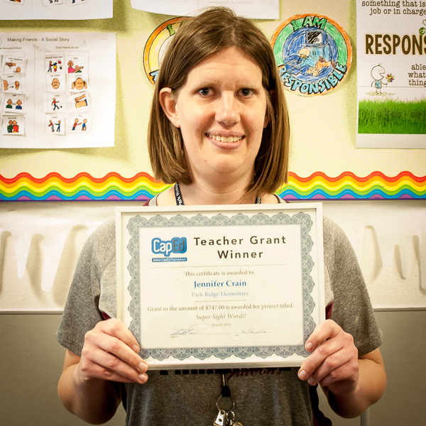 Jennifer Crain - Idaho CapEd Foundation Teacher Grant Winner