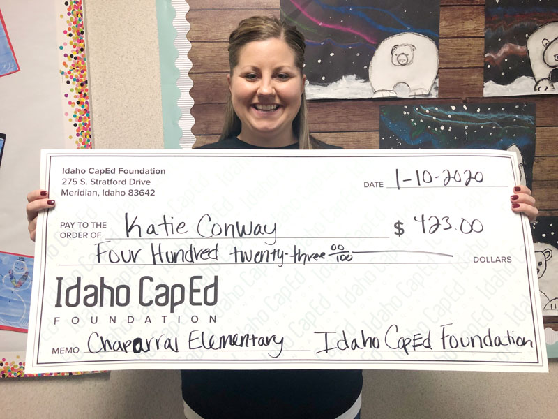 Katie Conway - Idaho CapEd Foundation Teacher Grant Winner