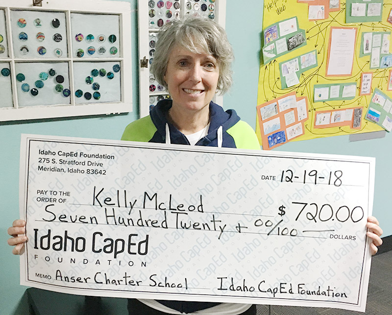 Kelly McLeod - Idaho CapEd Foundation Teacher Grant Winner
