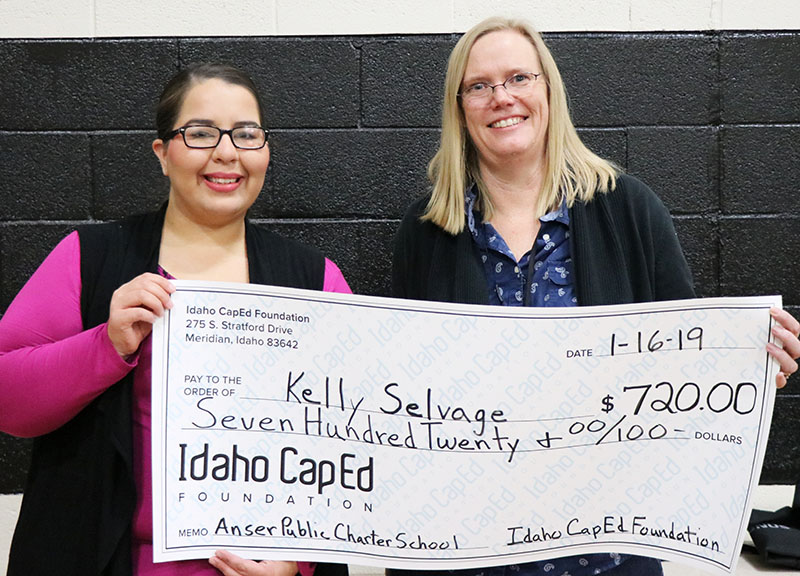 Kelly Selvage - Idaho CapEd Foundation Teacher Grant Winner