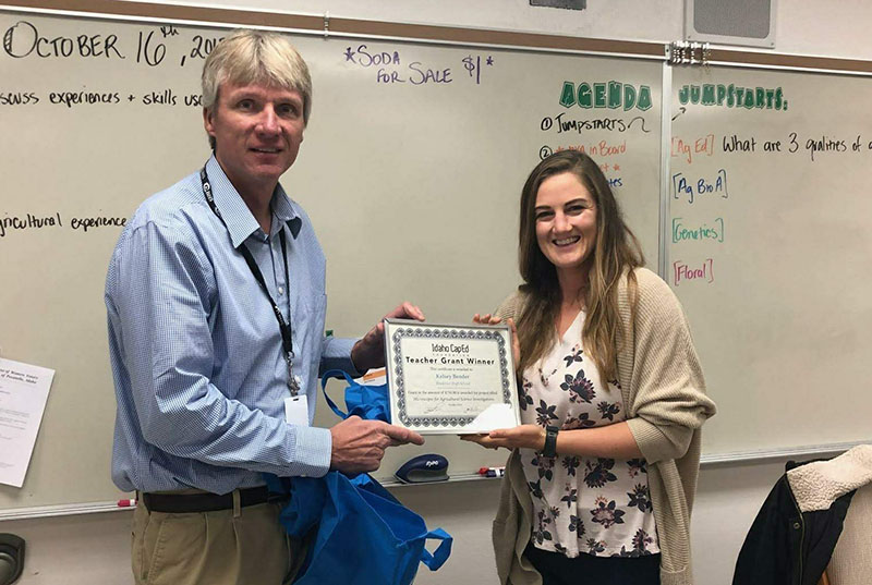 Kelsey Bender - Idaho CapEd Foundation Teacher Grant Winner