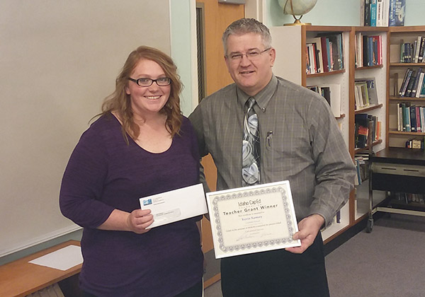 Kevin Ramsey - Idaho CapEd Foundation Teacher Grant Winner