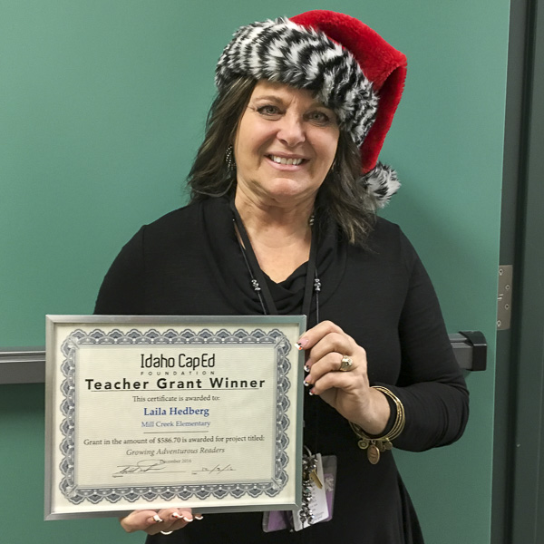 Laila Hedberg - Idaho CapEd Foundation Teacher Grant Winner