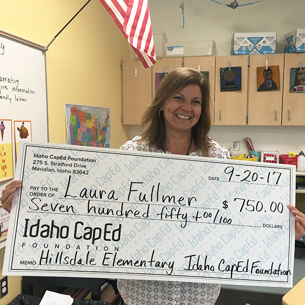 Laura Fullmer - Idaho CapEd Foundation Teacher Grant Winner