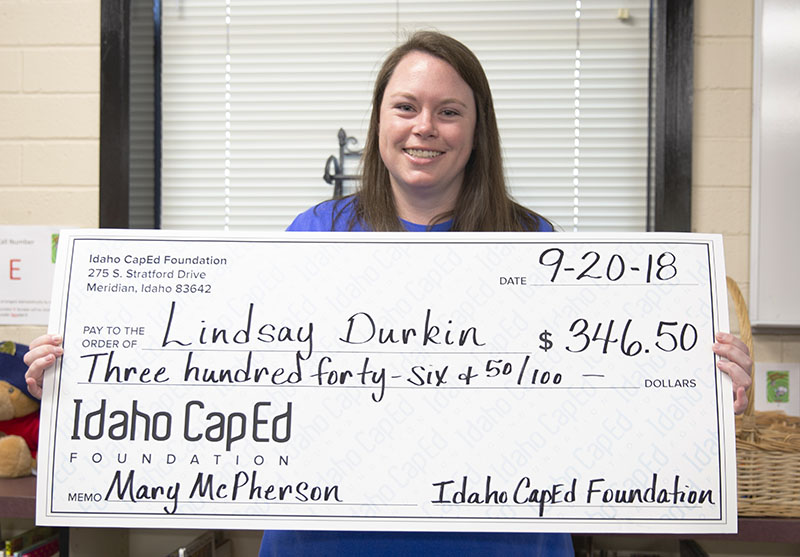 Lindsay Durkin - Idaho CapEd Foundation Teacher Grant Winner