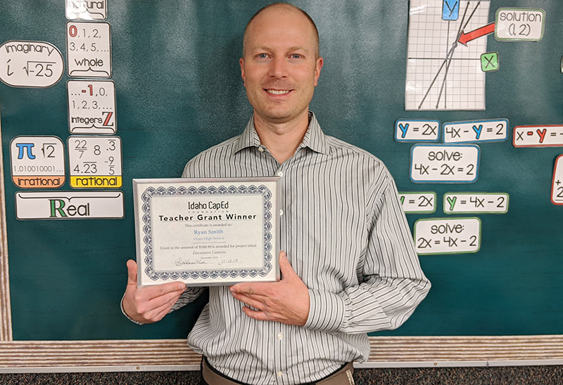 Ryan Smith - Idaho CapEd Foundation Teacher Grant Winner