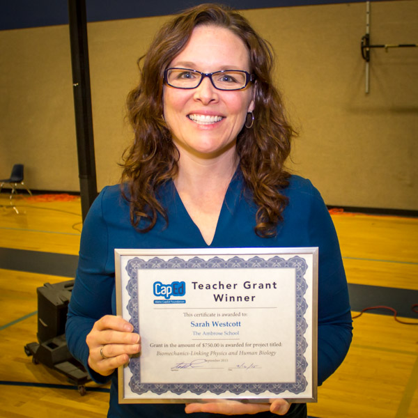 Sarah Westcott - Idaho CapEd Foundation Teacher Grant Winner
