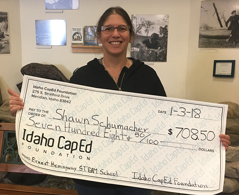 Shawn Schumacher - Idaho CapEd Foundation Teacher Grant Winner