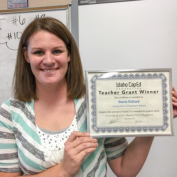 Stacie Pollard - Idaho CapEd Foundation Teacher Grant Winner